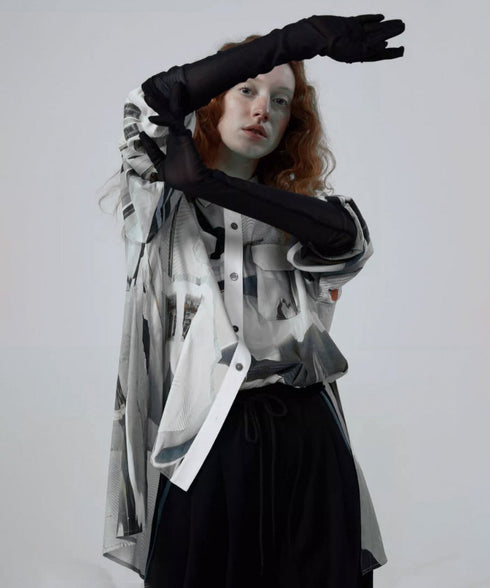 Flap Pocket Blouse